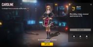 Free Fire में Caroline (Image via Garena)